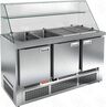СТОЛ ДЛЯ САЛАТОВ HICOLD SLE3-111GN ВЫСОКОЕ СТЕКЛО