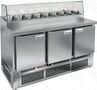СТОЛ ДЛЯ ПИЦЦЫ HICOLD PZE2-111GN 16H СО СТЕКЛОМ