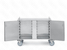 Подставка Convotherm 620 1020 закрытая 2 двери 14 пар направляющих на колесах