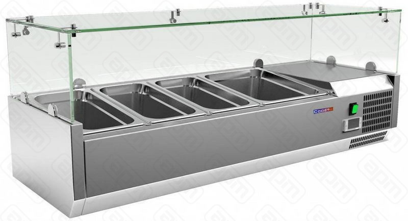 ВИТРИНА ХОЛОДИЛЬНАЯ НАСТОЛЬНАЯ COOLEQ VRX 1200380