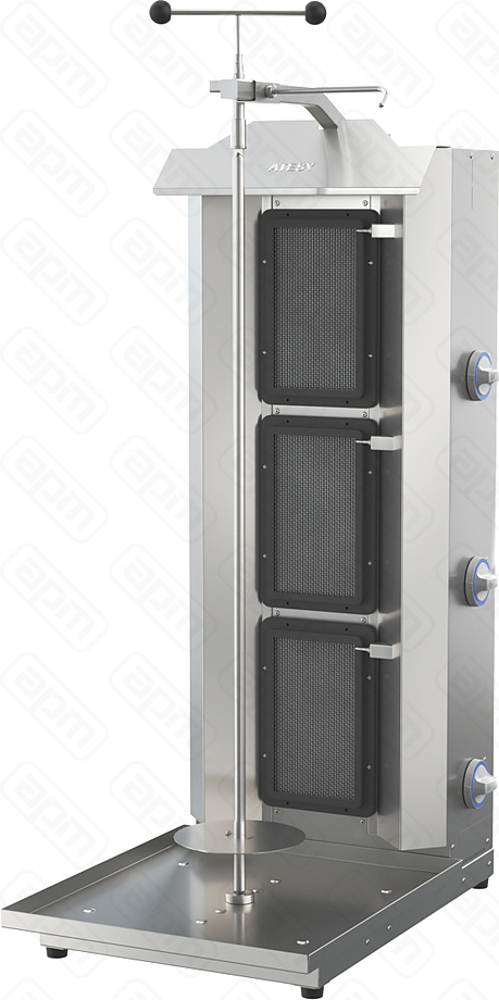 УСТАНОВКА ШАУРМА-3-ГАЗ-05-Н С РУЧ ПРИВОДОМ