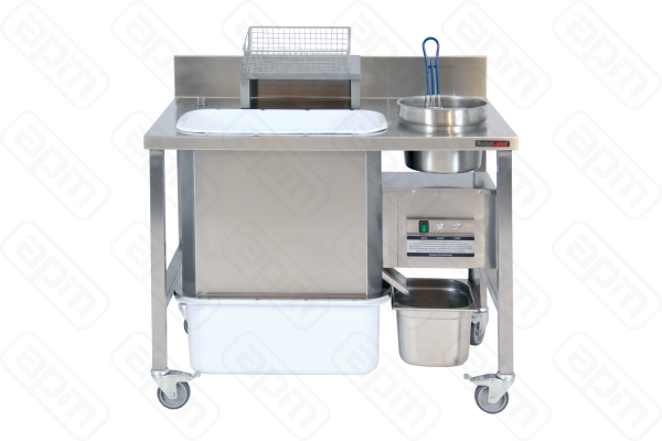 СТОЛ ДЛЯ ПАНИРОВКИ С АВТОМАТИЧЕСКИМ ПРОСЕИВАНИЕМ ТТМ SR-P1-1A