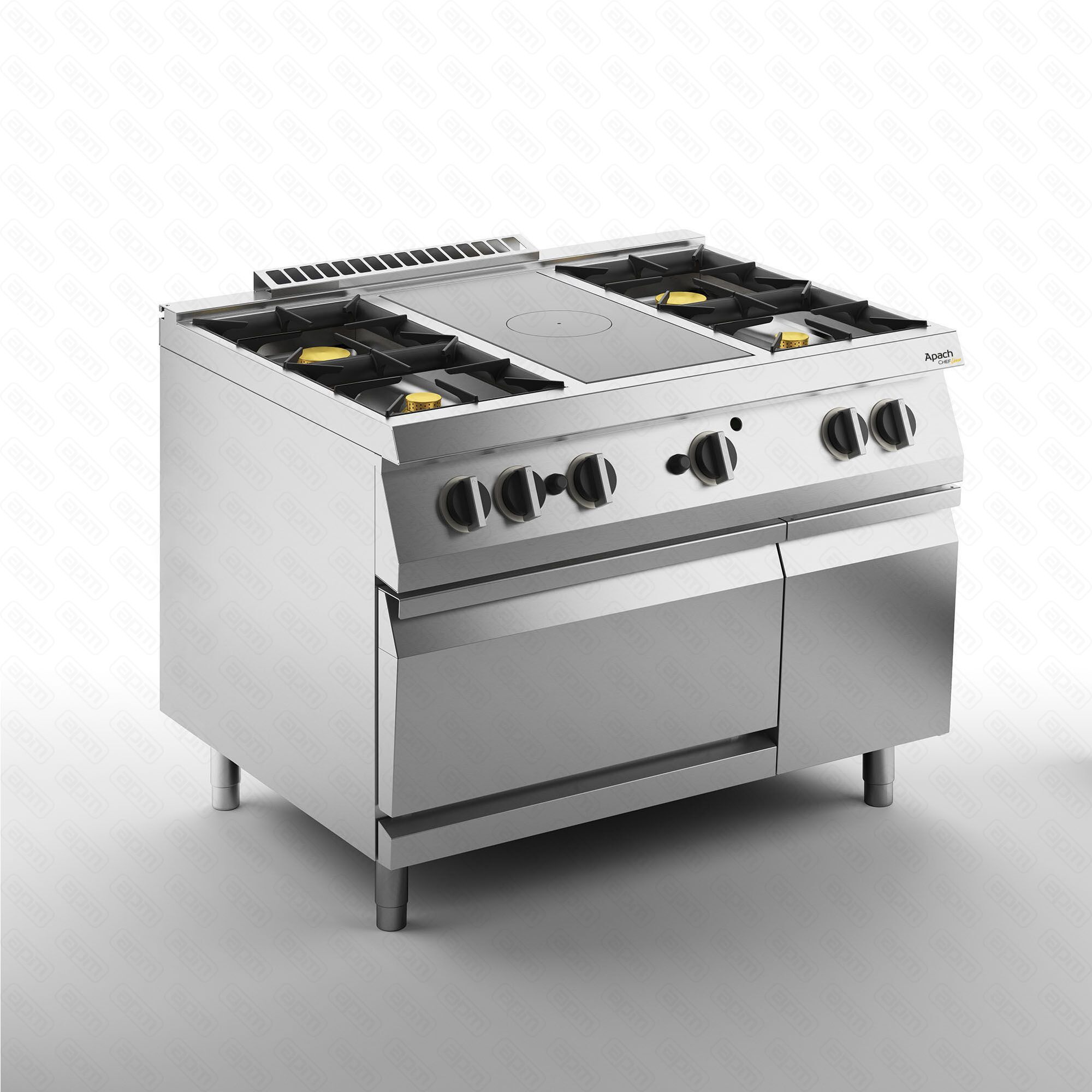 ПЛИТА СО СПЛОШНОЙ ПОВЕРХНОСТЬЮ ГАЗОВАЯ 700 СЕРИИ APACH CHEF LINE SLRSTG127R4FG