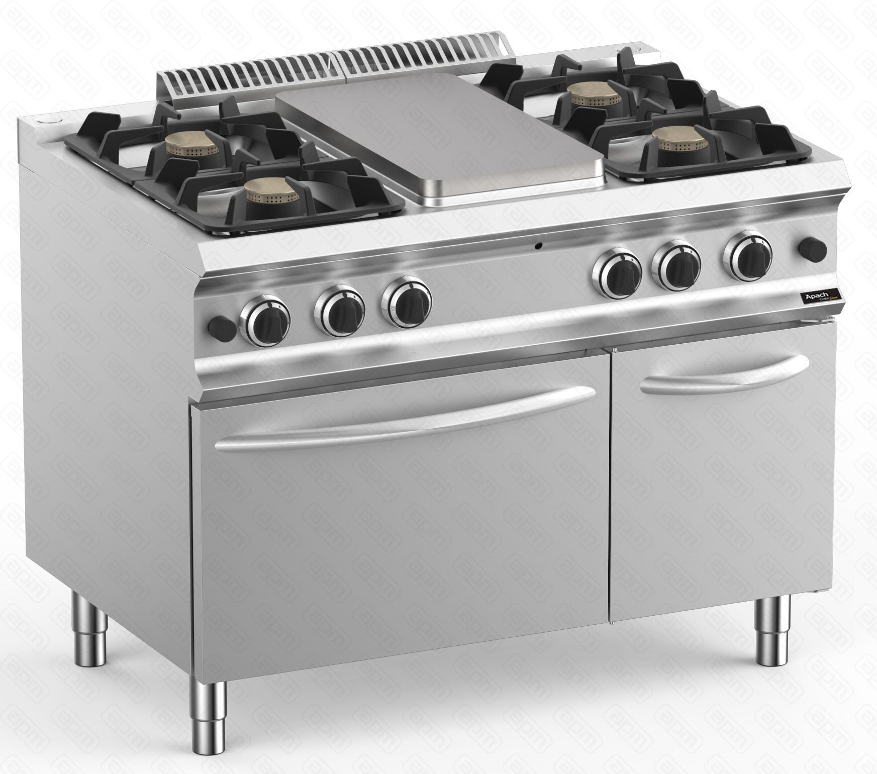ПЛИТА СО СПЛОШНОЙ ПОВЕРХНОСТЬЮ ГАЗОВАЯ 700 СЕРИИ APACH CHEF LINE GLRSTG117R4FGP