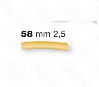 ФОРМА LA MONFERRINA ДЛЯ Р6P12 BUCATINISEDANINI LISCI 25 MM 58 БРОНЗА