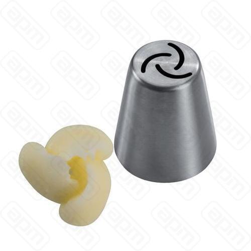 Насадка Цветок d25мм h42мм нержсталь BX0061