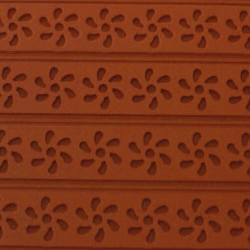 Коврик силиконовый рельефный Цветы 60х40см h3см RELIEF 10