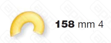 ФОРМА LA MONFERRINA ДЛЯ P6P12 CURVI LISCI 4 ММ 158 БРОНЗА